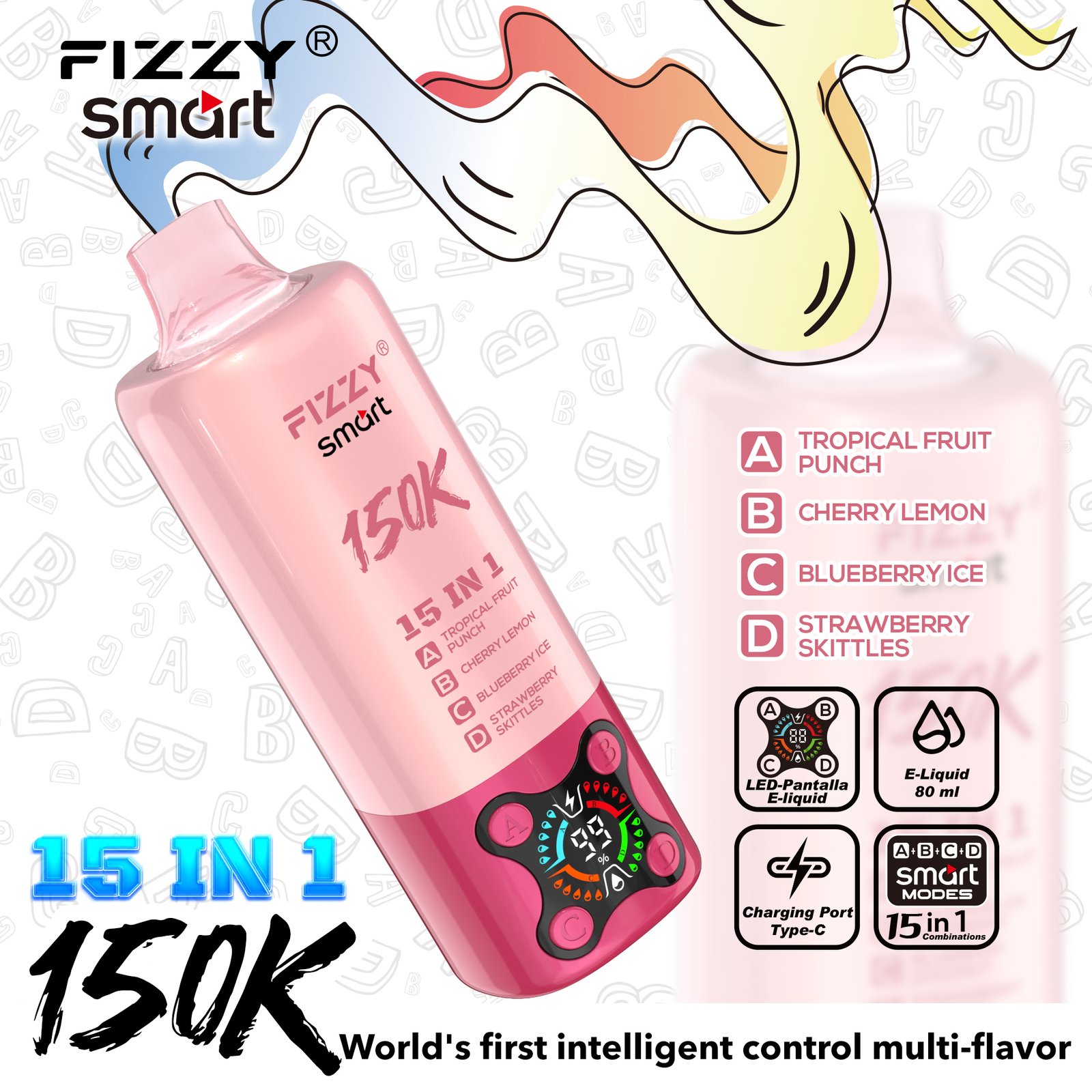 SMART 15IN1-150000 PUFFS Vape - Image 9