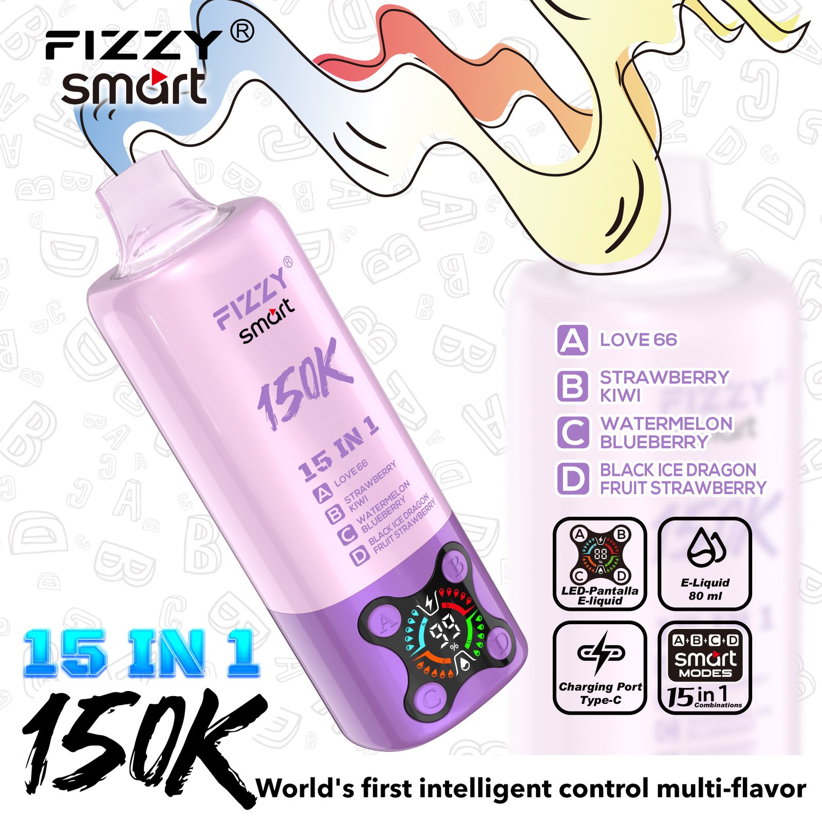 SMART 15IN1-150000 PUFFS Vape - Image 10