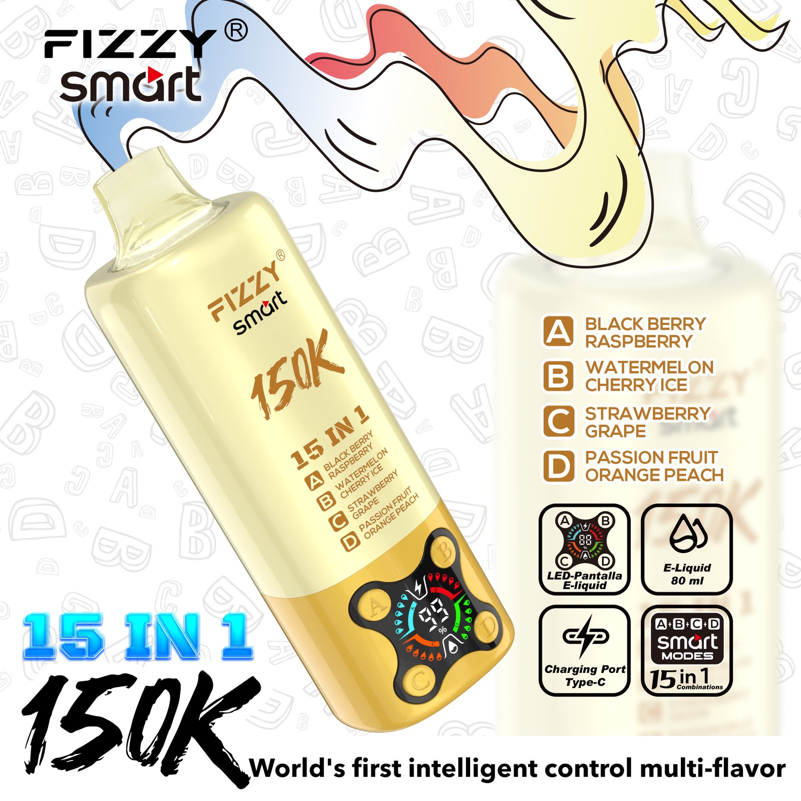 SMART 15IN1-150000 PUFFS Vape - Image 12