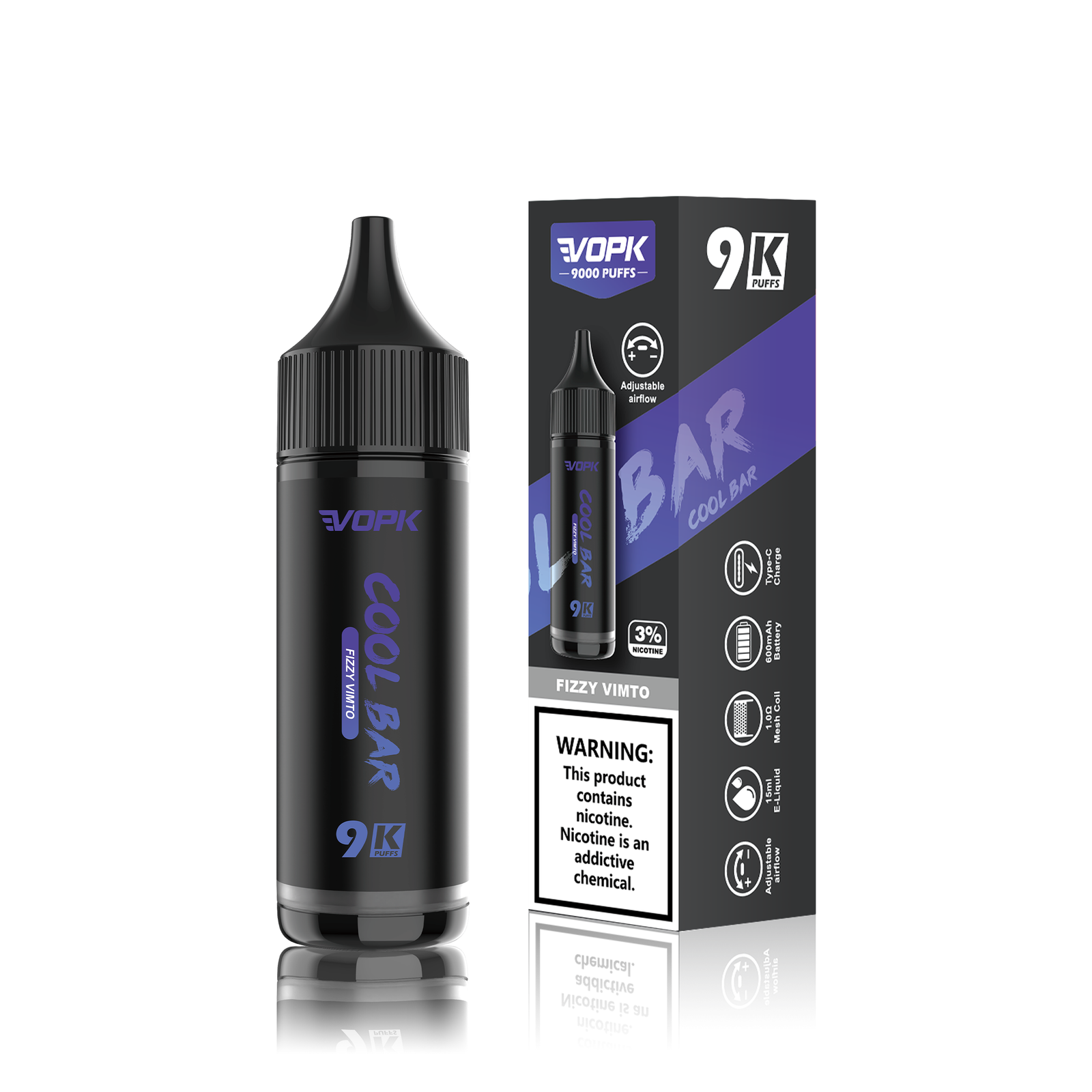 VOPK-Cool Bar 9000 Puffs Vape - Image 17