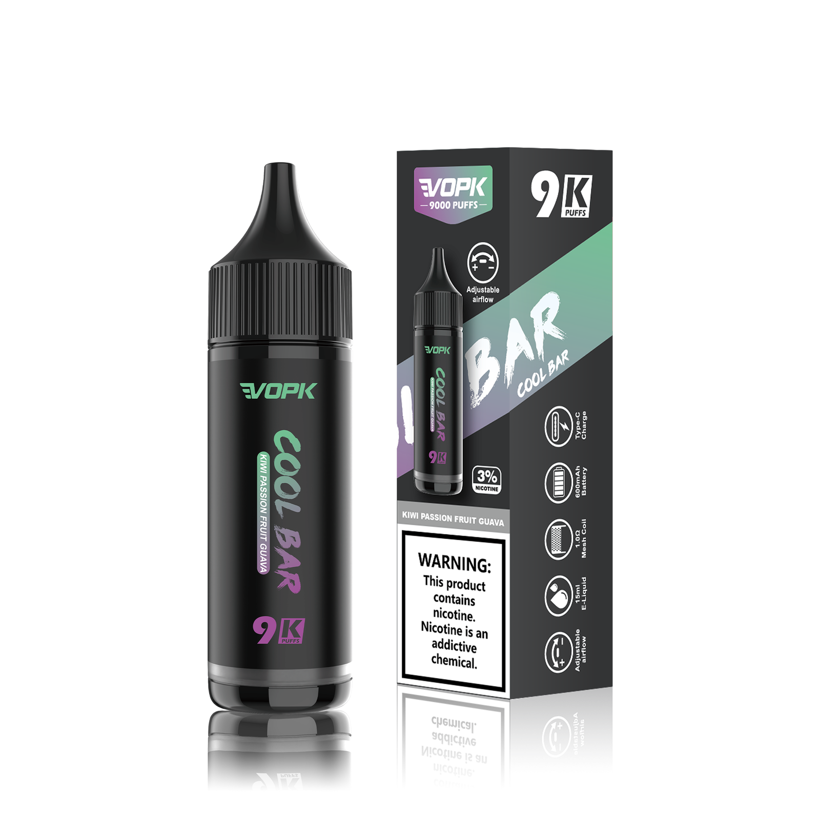 VOPK-Cool Bar 9000 Puffs Vape - Image 19