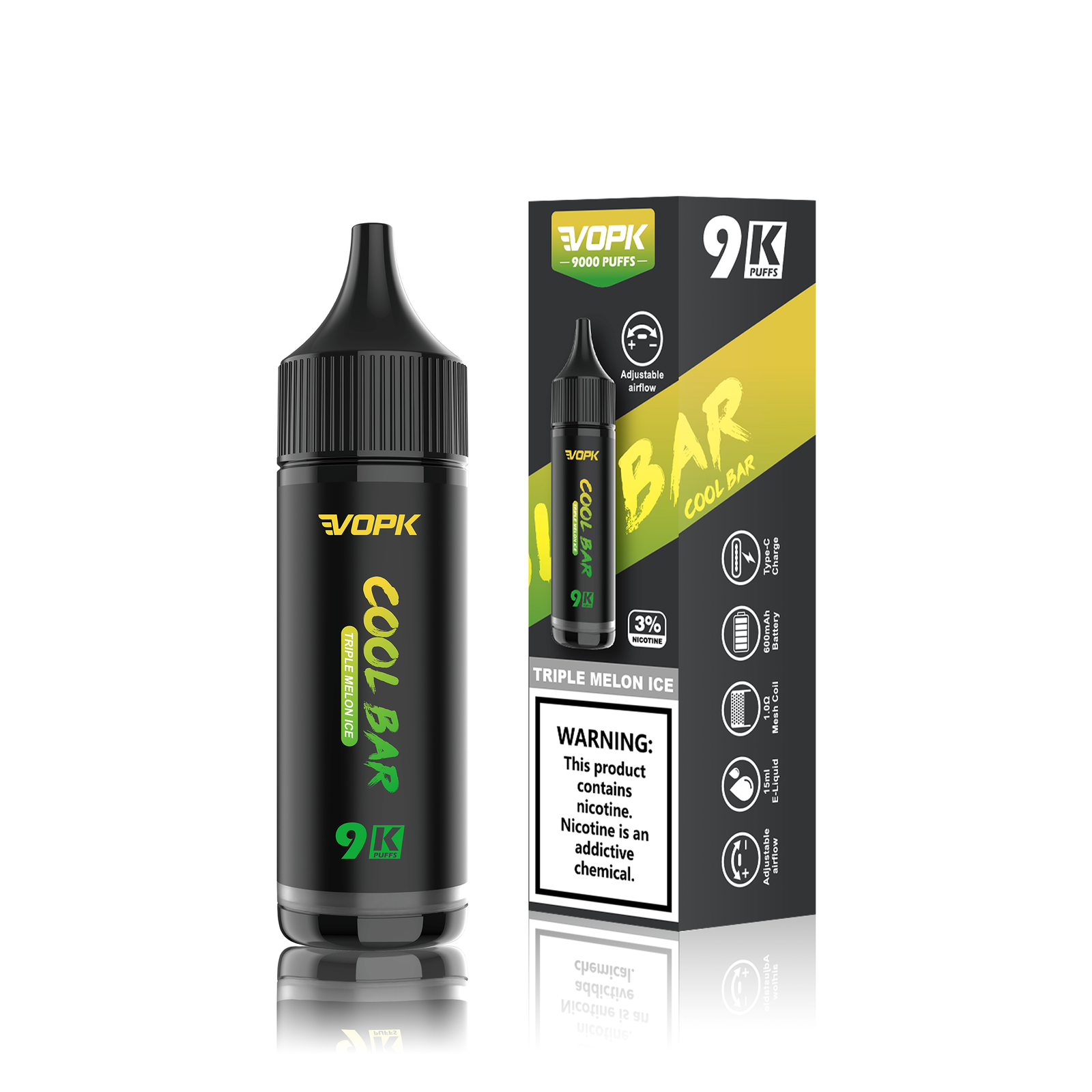 VOPK-Cool Bar 9000 Puffs Vape - Image 4