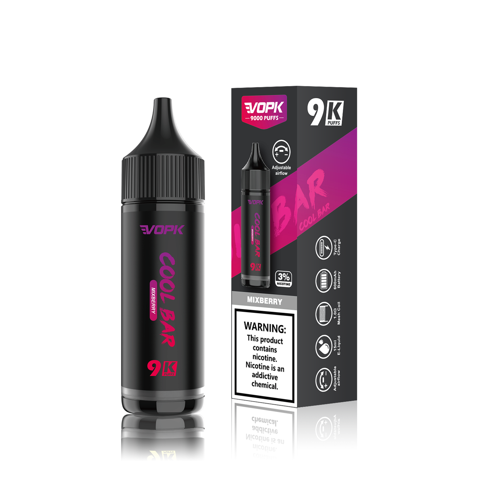 VOPK-Cool Bar 9000 Puffs Vape - Image 12