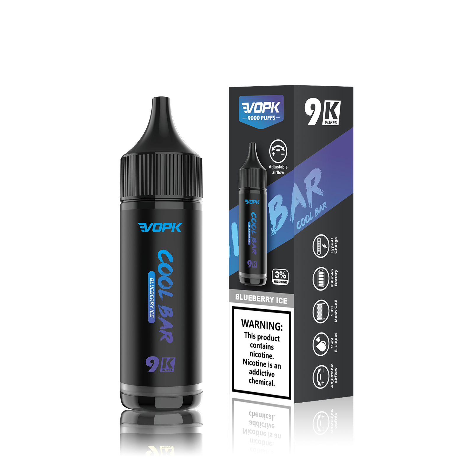 VOPK-Cool Bar 9000 Puffs Vape - Image 9